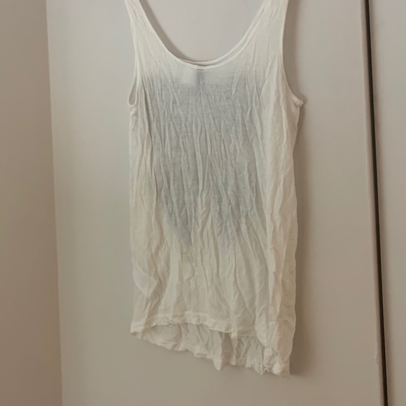 H&M Divided White Tank Top With Leopard Print Bow - Picture 3 of 5